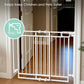 Grownsy Baby Gate for Stairs- No Bottom Bar, Adjustable Width 29.8” to 43.5” for Child and Pet, Dog Gate with Auto-Close & One-Hand Operation, Screw-in Installation for Doorways and Indoor Use