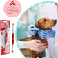 Pet Toothbrush for Dogs, Cats with Soft Bristles - Easy Teeth Cleaning & Dental Care, Non Slip Dual Head Dog Toothbrush