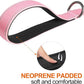 TwoEar 6FT 1IN Strong Pink Dog Leash with 2 Padded Handles, Traffic Handle Extra Control, Comfortable Soft Dual Handle, Auto Lock Hook, Reflective Walking Lead for Small Medium and Large Dogs