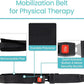 Vive Mobilization Belt for Physical Therapy with Buckle - Manual Traction Stretching Band - PT Traction Strap Belt for Stretching, Mobility, Massages & Exercise (Black)