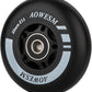 AOWESM Inline Skate Wheels 80mm 76mm 72mm 85a Outdoor Indoor Black Blue Red Roller Hockey Blades Replacement Wheels w/Bearings ABEC-9 and Floating Spacers (8-Pack)