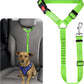 BWOGUE Pet Dog Cat Seat Belt Reflective Car Dog Headrest Restraint Leash Elastic Buffer Bungee Adjustable Tangle-Free Safety Leads Vehicle Seatbelt Harness for Small, Medium and Large Dogs (1 Pack)