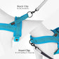 Didog No Pull Dog Harness with Breathable Mesh Padded, Full Reflective & Quick Fit Adjustable Vest Harness, Easy for Training Walking for Small & Medium and Large Dogs (Blue, M:Chest 21-26")