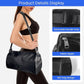 C&F BOGMOST Small Gym Bag for Women & Men,Small Lightweight Duffel Bag Carry On Bags Mini Duffel Travel Bag Waterproof Sports Bags for Workout/Sport/Travel, Black