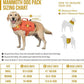 ONETIGRIS Dog Backpack MAMMOTH for Medium & Large Dogs, Nylon Backpack for Dogs Tactical Pet Backpack with Side Pockets for Hiking Walking Training Running