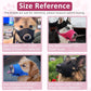 LUCKYPAW Soft Muzzle for Medium Large Sized Dogs Beagle Labrador German Shepherd, Dog Muzzle to Prevent Biting Chewing, Adjustable Breathable Mouth Guard for Grooming Walking Training(Hot Pink, L)