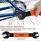 FOUUAAOOU Bike Tools Kit, Has 3 in 1 Bike Cassette Removal Tool, Bike Pedal Wrench, Bicycle Crank Removal Tool, Bottom Bracket Remover and Rotor Lockring Removal Tool, Bike Repair Tool Set