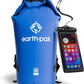 Earth Pak Waterproof Dry Bag - Roll Top Waterproof Backpack Sack Keeps Gear Dry for Kayak with Waterproof Phone Case