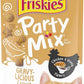 Purina Friskies Party Mix Cat Treats, Gravy-Licious Crunch with Chicken & Gravy Flavors, Crunchy Treats for Cats, 2.1 Ounce Resealable Pouch (Pack of 3)