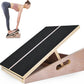 Slant Board for Calf Stretching, Portable Wooden Calf Stretcher - Adjustable Incline Board for Knees Ankle Heel Feet Leg