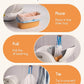 MeoWant Cat Litter Box Liner - 60PCS Heavy Duty Drawstring Trash Bags for MeoWant MW-SC01/MW-SC02 Automatic Self-Cleaning Boxes, Extra Thick Leakproof, 3 Rolls (20 Bags/Roll)