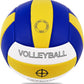 KUYOTQ Official Size 5 in&Outdoor Beach Volleyball,3MM Thickened Surface Soft Leather Youth Womens Mens Volleyball for Game Gym Training(Deflated)