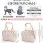 Dog Carriers for Small Dogs, Soft Sided Folding Small Dog Carrier for Dogs Medium Cats Puppies up to 13 Lbs, Washable Breathable Puppy Carrie Carrier for Outdoor Travel (Small Beige)