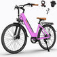 V80 Electric Bike, 1000W Motor 28MPH Ebike, 48V 13Ah Removeable Battery, 26'' City Cruiser Adult Electric Bicycles up to 70 Miles