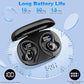 Wireless Earbuds Sport, 2025 Bluetooth 5.4 Headphones with Earhooks, 50H Stereo Deep Bass Over Ear Buds with 4 ENC Noise Canceling Mics, IP7 Waterproof Earphones for Running Workout Gym -Black
