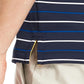 Rouen Mens Golf Shirt Moisture Wicking Dry Fit Performance Stripe Casual Collared Short Sleeve Golf Polo Shirts for Men