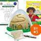 Insect Lore Bug Camp Bundle | Butterfly Kit with 1 Cup Live Caterpillars | Ladybug Land with 1 Tube Live Larvae | Ant Mountain with 1 Tube Live Western Harvester Ants | Life Cycle Figurines & More