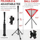 7x7 ft Baseball Net for Batting Pitching Hitting, Softball Pitching Net with Strike Zone, Tee, Ball Caddy, Softball Batting Net Baseball Training Equipment for Kids Adult Youth Sport Practice