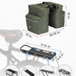 KEMIMOTO Bike Bag Panniers with Rain Cover, 34L Waterproof Bicycle Saddle Bag for Rear Rack Mountain Biking Bags Storage, Ebike Accessories for Commuter Grocery Shopping Travel Carrier, Green