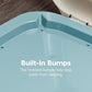 IRIS USA Pee Pad Holder - For Potty Training Regular Sized Dog & Puppy Pee Pads, Secured Latches, Non-Skid Feet, Leak Protection, Fits 22"x22" Pad or Larger, Square, Blue