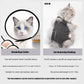 Yanniwani Cat Recovery Collar - Waterproof, Anti-bite & Anti-lick Wound Healing Safe, Adjustable Elizabethan Collar for Cats After Surgery (Black, M)