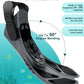 Mask Fins Snorkeling Gear for Adults, Full Face Snorkel Mask & Adjustable Swim Fins Snorkel Set, Panoramic View Snorkel Mask Dry Top Anti-Fog Anti-Leak