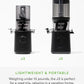 Nama J3 Compact Cold Press Juicer – Space Saving & Self Feeding for Hands-Free Operation – Lightweight, Portable Zero Waste Slow Masticating Juicer – Easy Cleanup & Assembly - Black