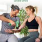 RENPHO Massage Gun Deep Tissue, Portable Percussion Massager for Back and Neck, Gifts for Men and Women, Handheld Device with Carry Case, Active Green