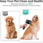 Dog Brush for Shedding & Grooming Small Medium Large Dogs & Cats - Remove Loose Fur, Knot, Undercoat. Suitable for Long Short Hair Lengths sensitive Animals, Black