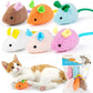 Catnip Toy - 6Pcs Cats Mouse Plush Cat Toys Realistic Cute Kitten Mice Filled Catnip for Cat Chew Toy1
