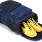 Kalesi Gym Duffle Bag Backpack 4-Way Waterproof with Shoes Compartment for travel Sport Hiking laptop (dark blue)