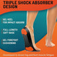 Sport Shock Absorbing Insoles - Athletic Shoe Cushioning Inserts for Men and Women - Ideal for Active Sports Running Training Hiking - Neutral Arch Good for Sneakers Shoes, L