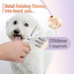 Dog Grooming Scissors: 4.75" Pet Thinning Shears Made Of Advanced Stainless Steel Alloy for Trimming Dogs Cats and Other Pets Face and Paws