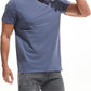VEIISAR Premium V Neck T Shirts for Men - Modern Fitted Tees Vneck Undershirts