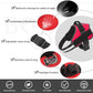Bolux Dog Harness, No-Pull Reflective Dog Vest, Breathable Adjustable Pet Harness with Handle for Outdoor Walking - No More Pulling, Tugging or Choking (Red, XS)