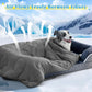 Cooling Blanket for Dogs, Lightweight & Durable Dog Cooling Mat, Q-MAX>0.45 Soft Breathable Pets Comforter for Couch, Bed & Car Essential - Dark Grey 25x40 Inches