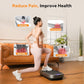 UCIN Vibration Plate Exercise Machine, Vibration Plate for Lymphatic Drainage, 330 Lbs Capacity Vibrating Plate for Weight Loss Home Fitness with Resistance Bands/Pilates Ball