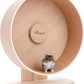 Niteangel Wooden Hamster Exercise Wheel: - Silent Hamster Running Wheel for Hamsters Gerbil Mice and Other Similar-Sized Small Pets (M)