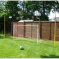 3-in-1 Soccer Training Rebounder & Goal Backstop Net - Soccer Goal for Volley, Passing, Solo Training - Outdoor Sports, Backyard Games