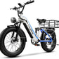 1500W Electric Bike for Adults,48V 20/60Ah Removable Battery Max Range 80Miles & 30MPH Electric Bicycle,20''×4" Fat Tire Ebike,Adult Electric Bicycles for Commute Beach Snow,E-Bike UL Certified