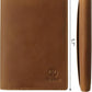 Ringsun Leather Passport Cover for Men Women, RFID Passport Wallet Case Travel Passport Holder for Family