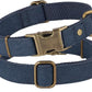 PET ARTIST Dog Collar for Large Dogs, Soft Padded Premium Nylon Dog Collar with Quick Release Metal Buckle, Durable & Adjustable Pet Collars for Boy Gifts, Blue, L (Fit 15-22")