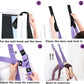 Tchrules Leg Stretcher Strap, Backbend Training Belt with Door Anchor, Flexibility Trainer Stretching Equipment Assist Stretch Strap for Fitness Gymnastics Dance Aerial Yoga Ballet
