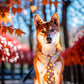 PET SHOW 10 Pack Thanksgiving Dog Ties Neckties for Large Medium Dogs Adjustable Holiday Grooming Accessories Neck Ties Bowties Girl Boy Pets Festival Costumes Puppy Party Gift Favor(Medium)