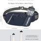 WATERFLY Fanny Pack Waist Bag: Hiking Water Bottle Holder with Strap Waist Pack for Women Men Hydration Hip Packs for Running Walking Traveling-Navy Blue