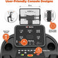 Treadmill with Incline, 300 LBS Capacity, 8 MPH or 10 MPH Speed, Bluetooth, App, Pause Function, Folding Treadmills for Home with 64 Programs, 17'' or 18'' Wide Belt, Heart Rate, BMI Detector