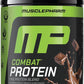 MusclePharm Combat Protein Powder, Chocolate Milk Flavor, Fuels Muscles for Productive Workouts, 5 Protein Sources Including Whey Protein Isolate & Egg Albumin, Gluten Free, 2 lb, 24 Servings