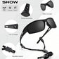 Polarized Sunglasses Men, Sports Sun Glasses Womens UV400 Protection for Fishing Running Driving