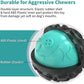 Dog Ball for Aggressive Chewers - Interactive Dog Toy Balls Fun Squeaky Sound to Keep Them Busy, Durable for Small Medium Large Breeds, Rubber Pet Chew Toys, As Seen on TV, Black & Lake Blue