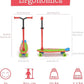 Chillafish Skatieskootie Customizable Training Skateboard and Lean-to-Steer Scooter with Detachable Stability Handlebar, Ages 3+